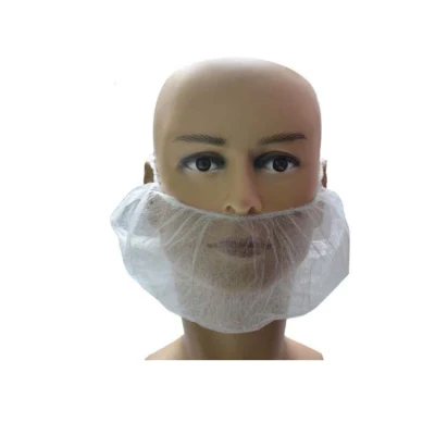 Cubiertas de barba para personal médico desechables a prueba de polvo no tejidas OEM