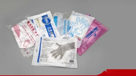 Delantal plástico disponible al por mayor blanco de la protección personal de la categoría alimenticia del PE de la protección personal directa de la fábrica
