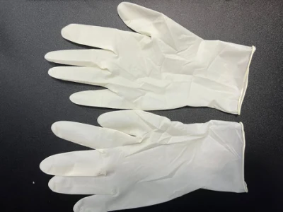 Guante médico con guantes de examen de látex CE ISO