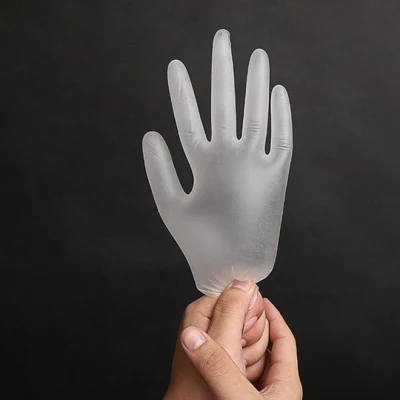 Producto desechable de guantes de PVC solo para uso industrial