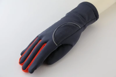 Guantes negros para todos los dedos, guantes cálidos para deportes al aire libre