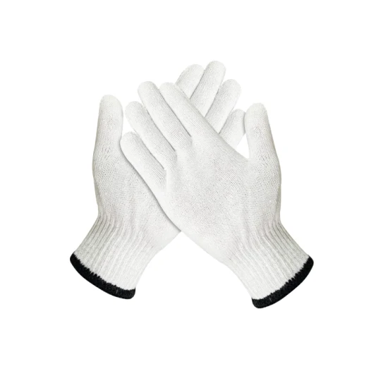 Venta al por mayor de China, guantes de algodón de calibre 7/10/guantes de punto, guantes de trabajo de seguridad industrial/mano